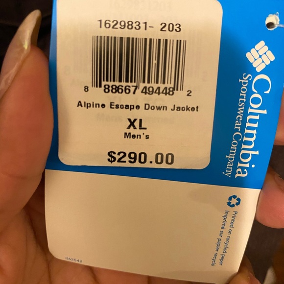 NWT Columbia coat size xl - Picture 5 of 6